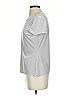 White House Black Market Metallic Silver Active T-Shirt Size S - photo 5