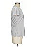 White House Black Market Metallic Silver Active T-Shirt Size S - photo 4