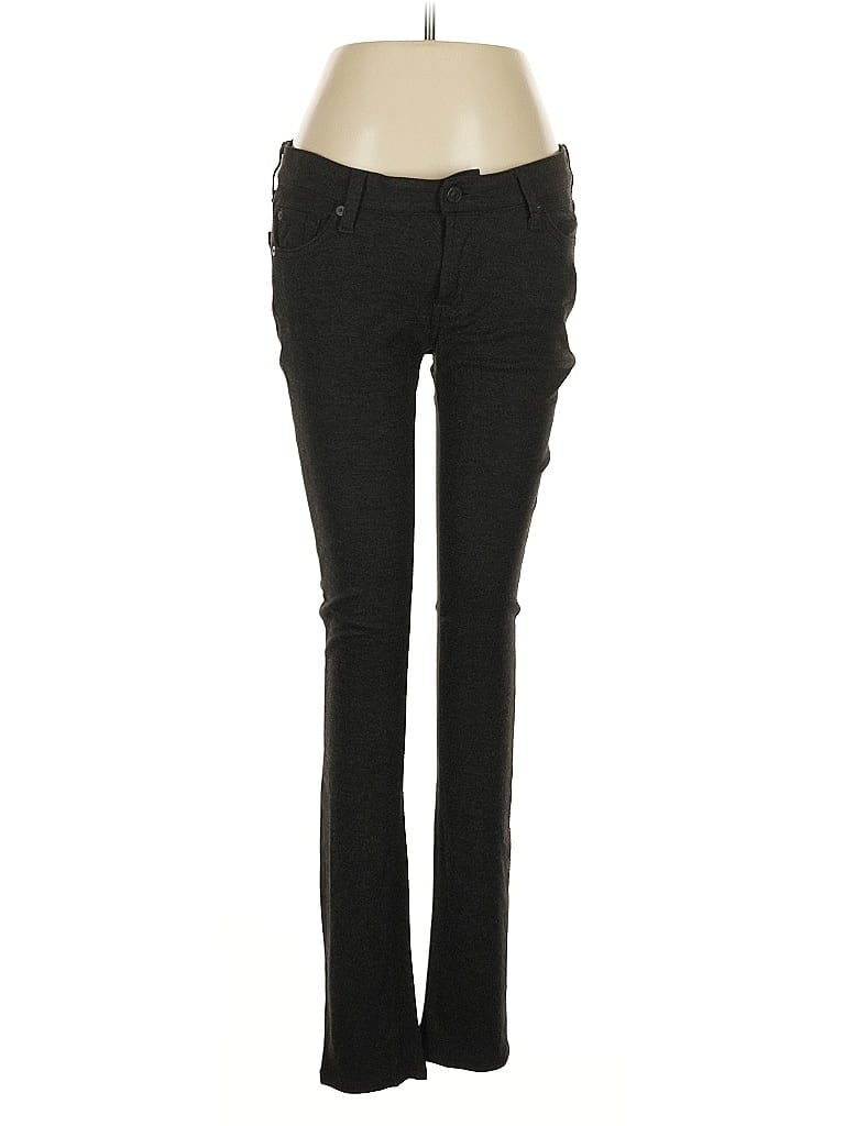 Pre-owned 7 For All Mankind Casual Pants In Black