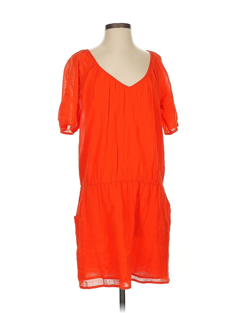 Pre-owned J.crew Factory Store Casual Dress In Orange