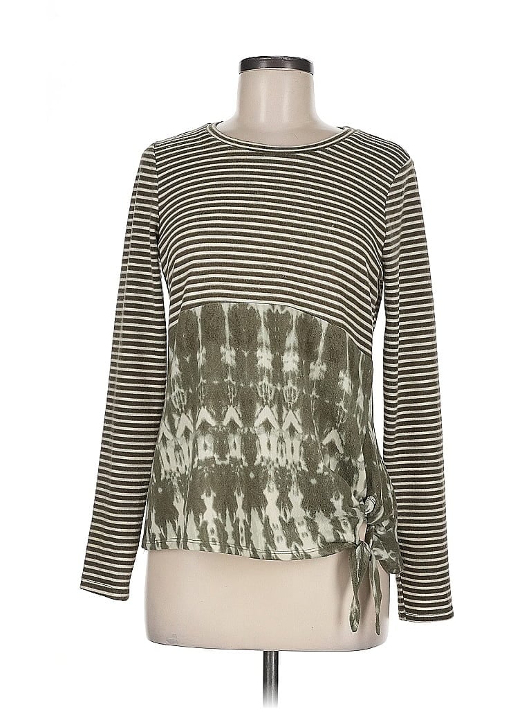 Pre-owned Eyeshadow Long Sleeve T-shirt In Green