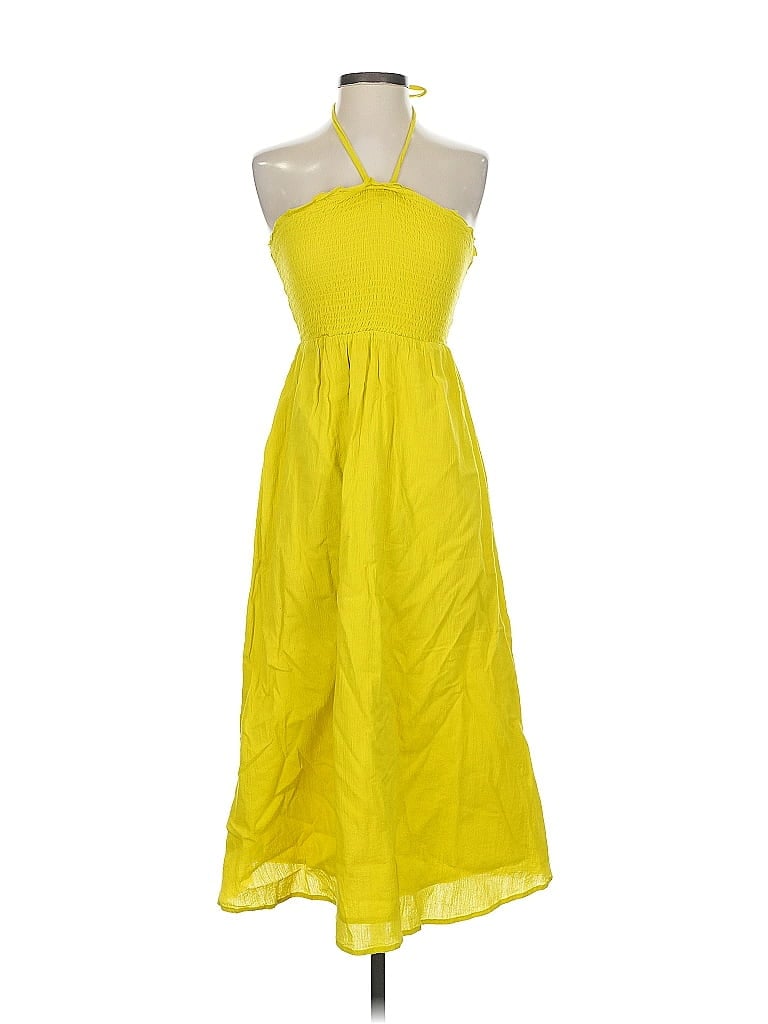 OLD NAVY Pre-owned Cocktail Dress In Yellow