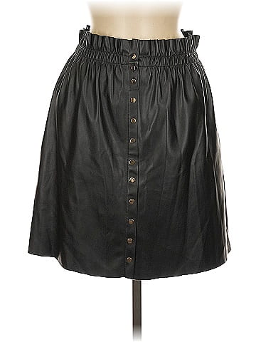 Castro Faux Leather Skirt (view 1)