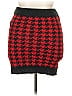 Say What? Houndstooth Red Casual Skirt Size XL - photo 2