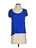 Amanda Blu 100% Rayon Blue Short Sleeve Top Size S - photo 1
