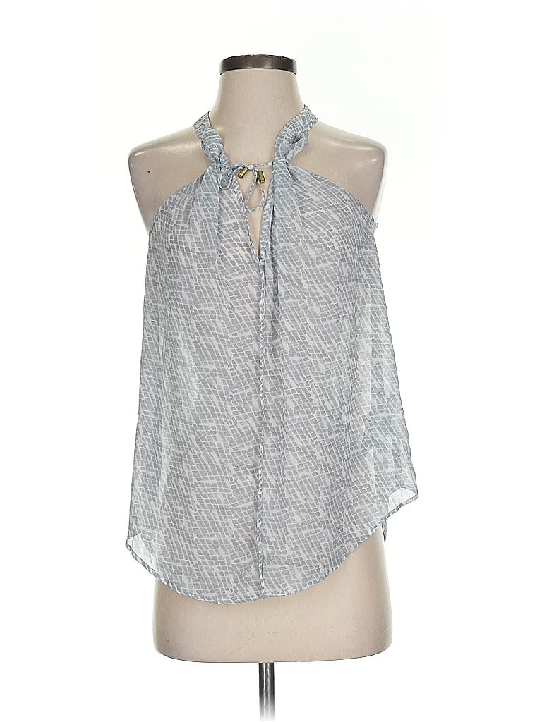 Pre-owned Banana Republic Factory Store Sleeveless Blouse In Silver