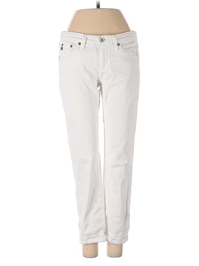 Pre-owned Adriano Goldschmied Jeans In White
