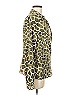 Valentine 100% Polyester Animal Print Green Long Sleeve Blouse Size 8 - photo 4