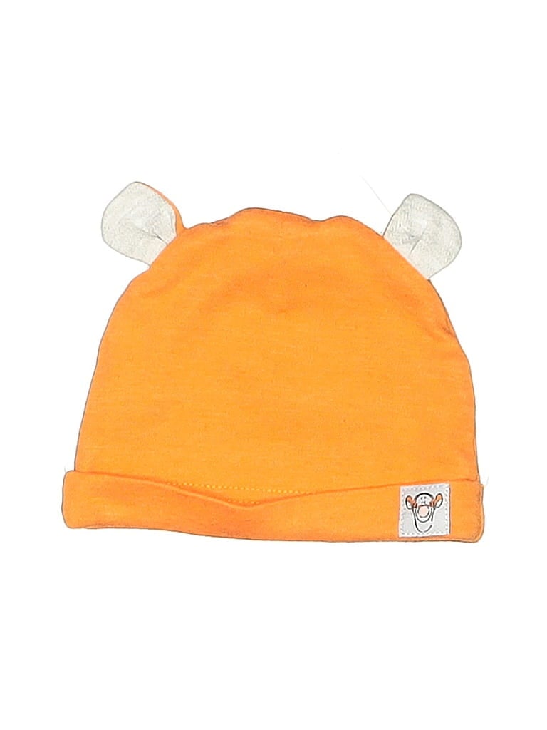 Click to view more detailed imagery on our partner's website Pre-owned Disney Baby Babies' Beanie Hat In Orange