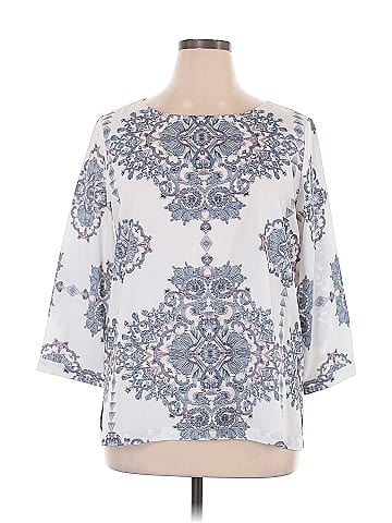 Katherine Barclay 3/4 Sleeve Blouse (view 1)