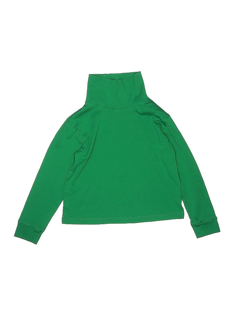 Classic Prep 100% Pima Cotton Green Long Sleeve Turtleneck Size 8 (big kids) - photo 1