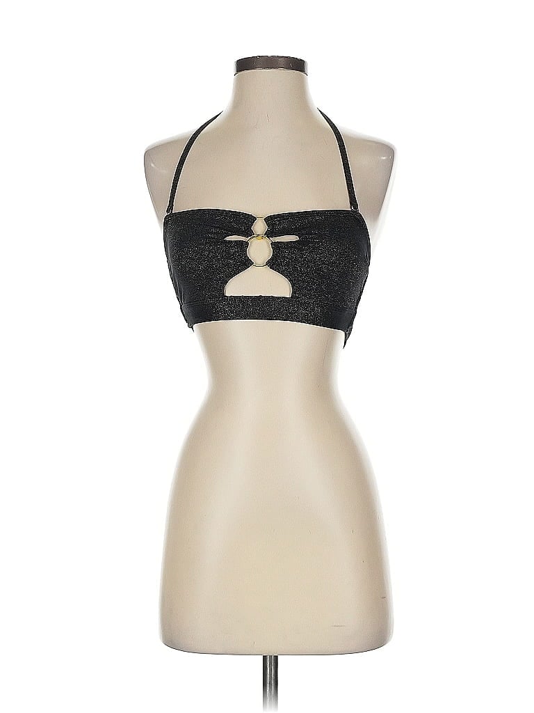 Cupshe Tank Top Black Halter Neckline Tops