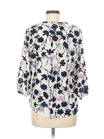 C and E 3/4 Sleeve Blouse (view 2)
