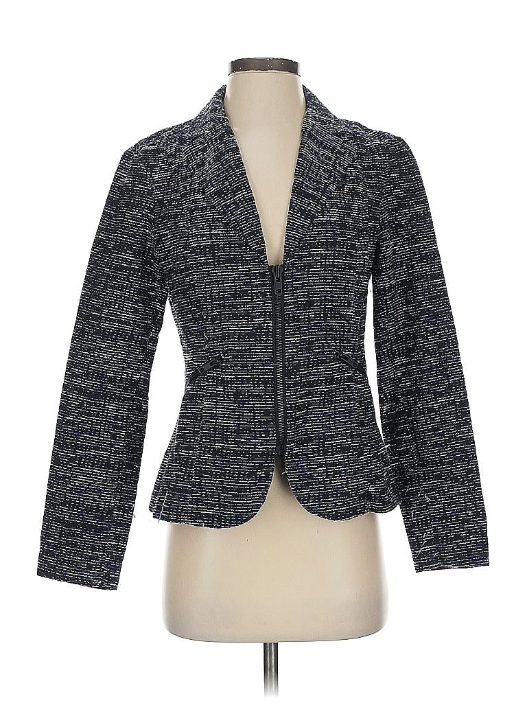 Pre-owned Cabi Blazer Jacket In Blue
