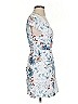 L Space 100% Rayon Tropical Blue White Casual Dress Size S - photo 3