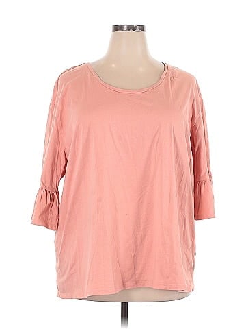 Roaman's 3/4 Sleeve Top (view 1)