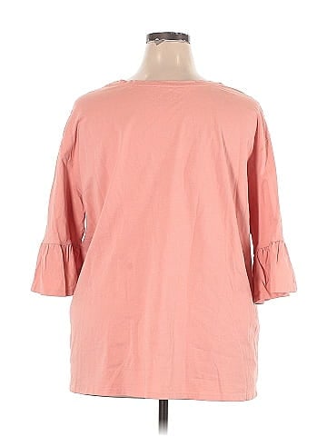 Roaman's 3/4 Sleeve Top (view 2)