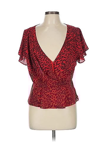 Fame And Partners Short Sleeve Blouse (view 1)
