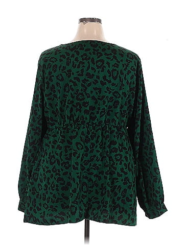 Shein Curve Long Sleeve Blouse (view 2)