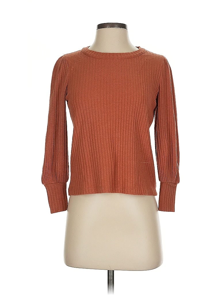 Pre-owned Madewell Pullover Sweater In Orange