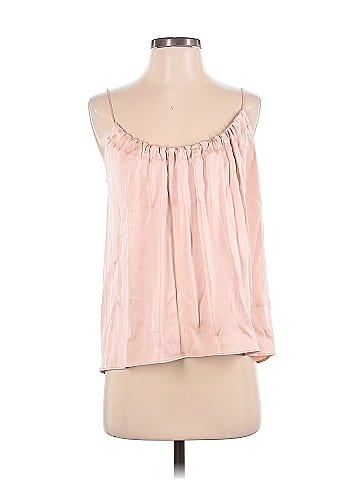 Sleeveless Silk Top