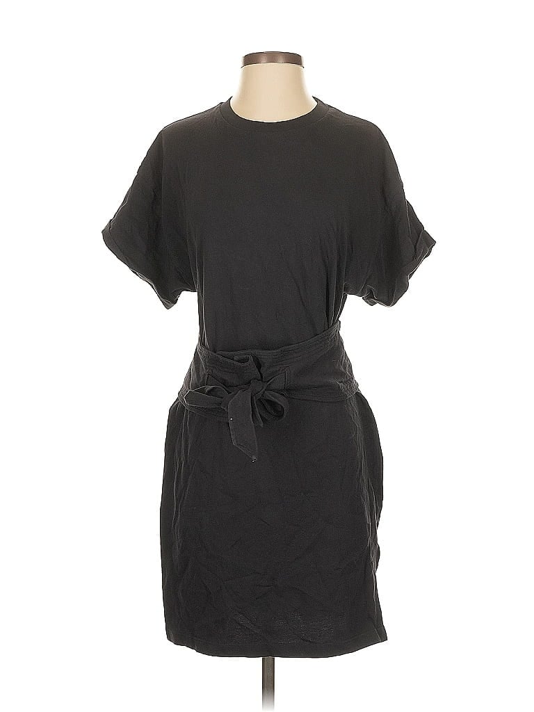 Rebecca Minkoff 100% Cotton Solid Black Casual Dress Size XS - photo 1