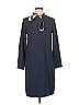 J.Crew 100% Polyester Blue Casual Dress Size 4 - photo 1