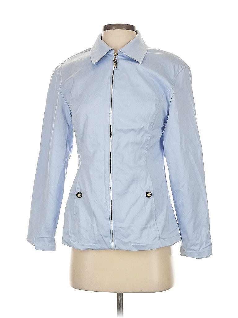 Pre-owned St John Jacket In Blue