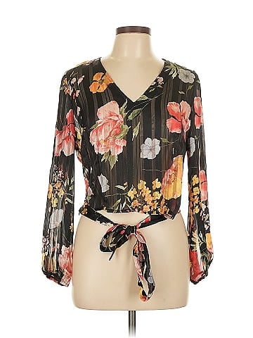 Allegra K 3/4 Sleeve Blouse (view 1)