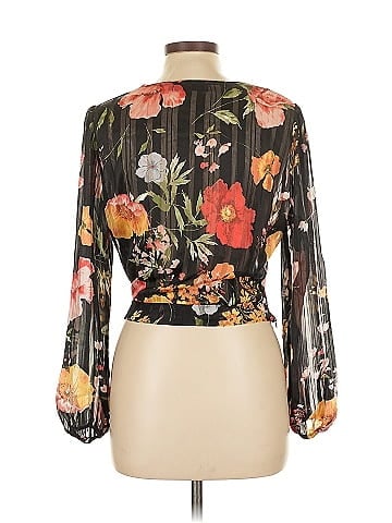 Allegra K 3/4 Sleeve Blouse (view 2)