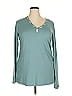 Daytrip Teal Long Sleeve Henley Size XXL - photo 1