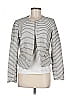 Katherine Barclay Stripes Gray Blazer Size M - photo 1