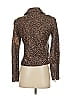 Veda 100% Polyester Animal Print Brown Jacket Size P (petite) - photo 2