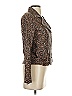 Veda 100% Polyester Animal Print Brown Jacket Size P (petite) - photo 4
