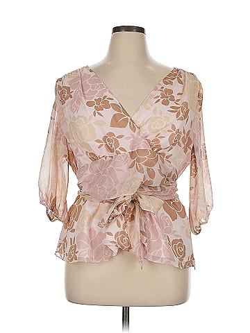 Daisy Fuentes 3/4 Sleeve Blouse (view 1)