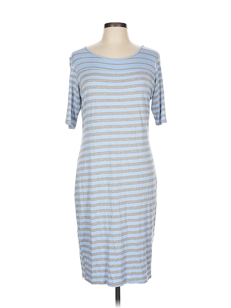 Pre-owned Lularoe Casual Dress In Blue