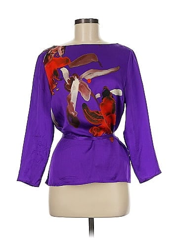 Elie Tahari 3/4 Sleeve Silk Top (view 1)