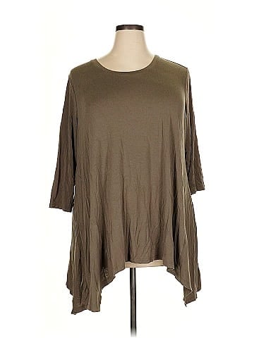 LOGO by Lori Goldstein 3/4 Sleeve T-Shirt (view 1)