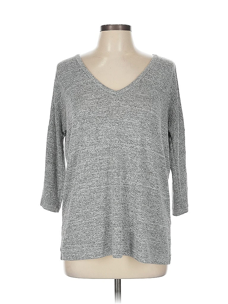 Pre-owned Rag & Bone 3/4 Sleeve Top In Gray
