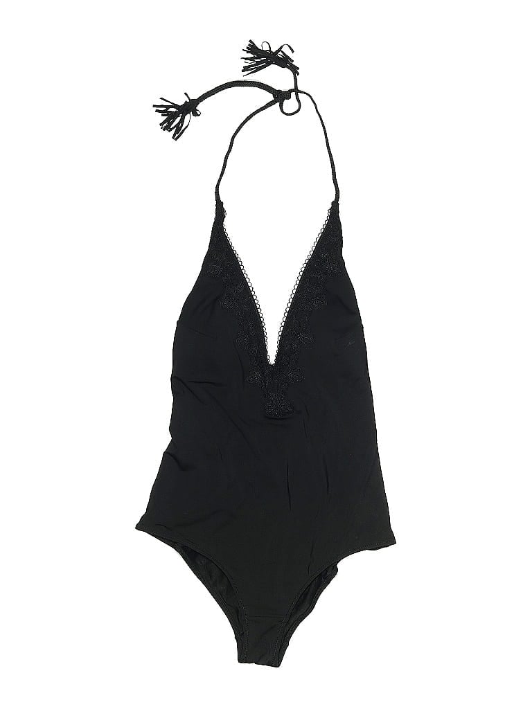 Pre-owned H&m Bodysuit In Black