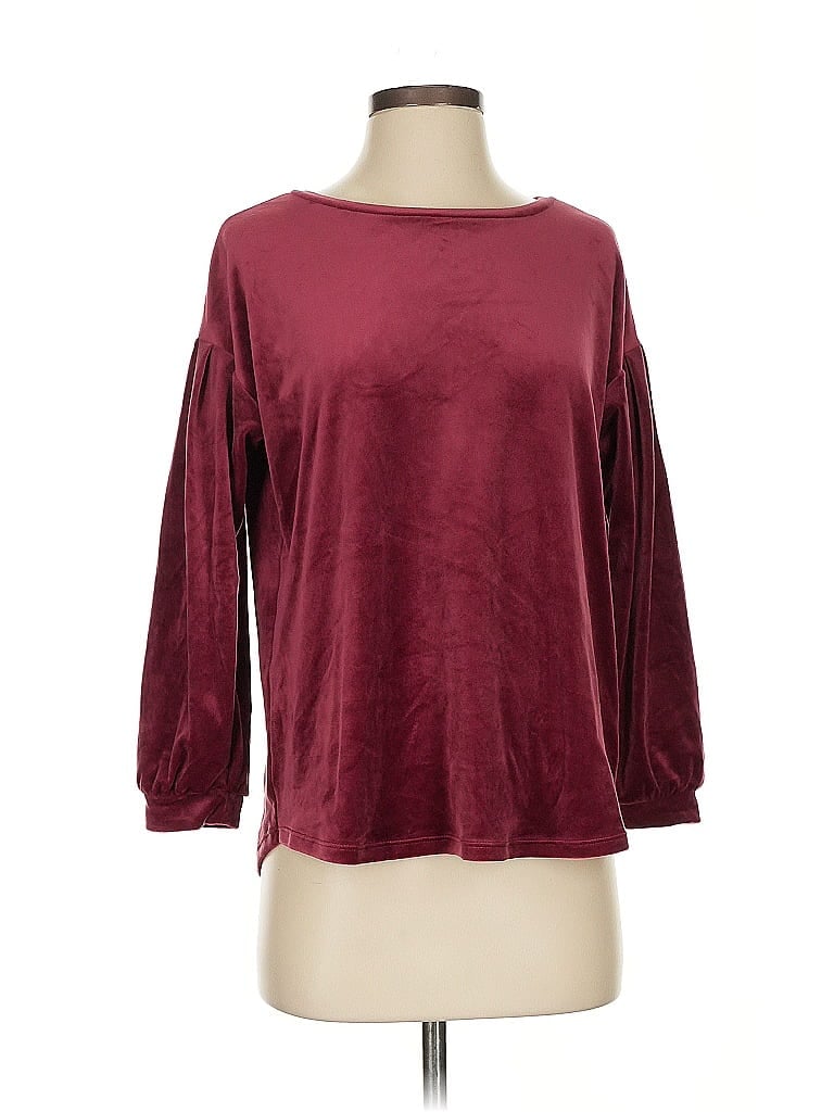 Pre-owned Old Navy Pullover Sweater In Burgundy