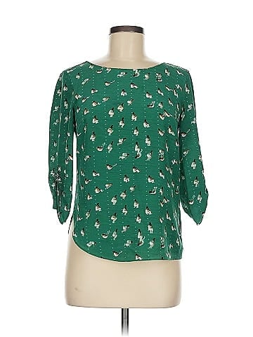 Akris Punto 3/4 Sleeve Silk Top (view 1)