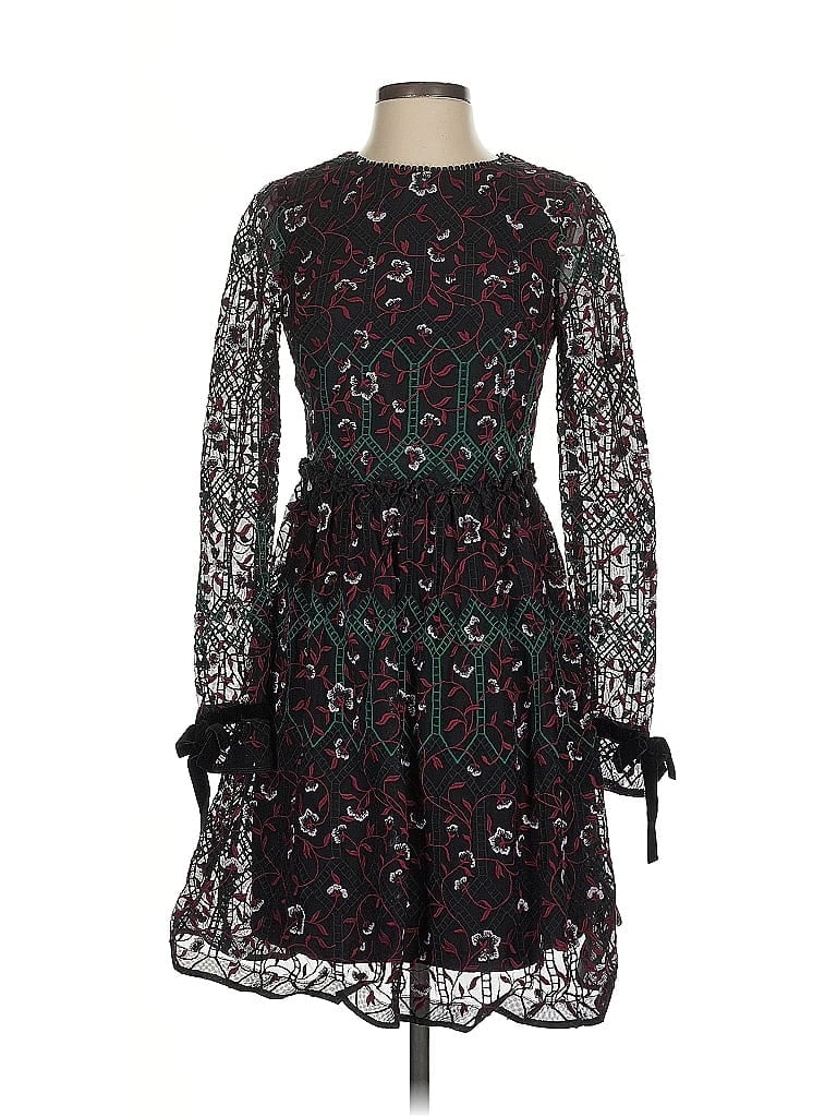 ML Monique Lhuillier Black Cocktail Dress Size 2 - photo 1