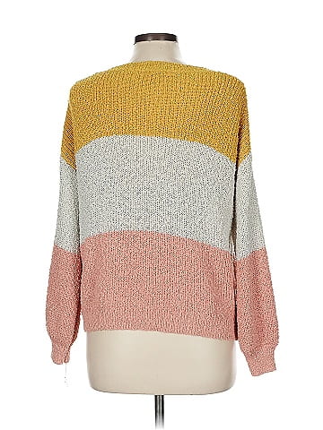 Hem & Thread Pullover Sweater (view 2)