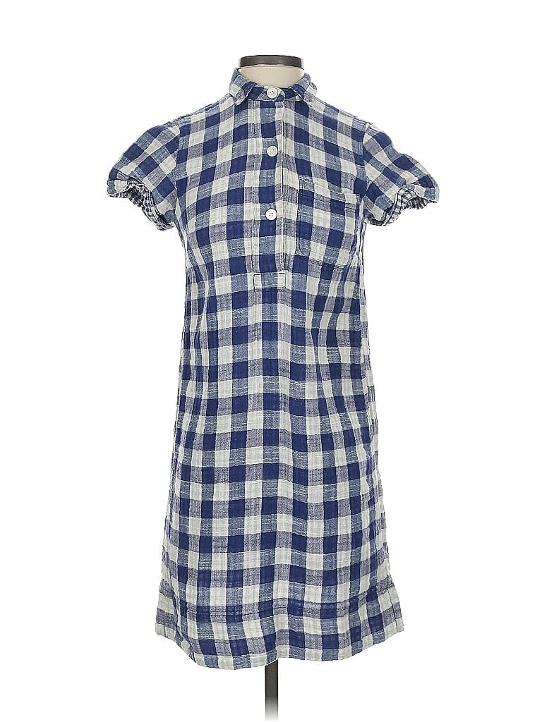 Pre-owned J.crew Factory Store Casual Dress In Blue