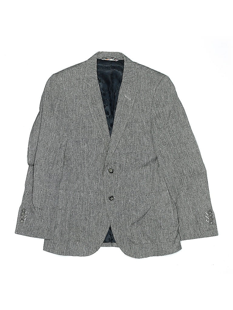 Robert Graham Chevron-herringbone Gray Blazer Size M (big kids) - photo 1