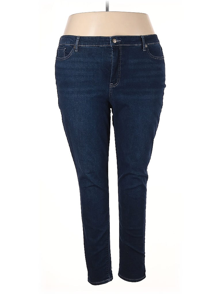 Jessica Simpson Solid Blue Jeans Size 22 76 off ThredUp