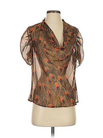 Cynthia Steffe Short Sleeve Silk Top (view 1)
