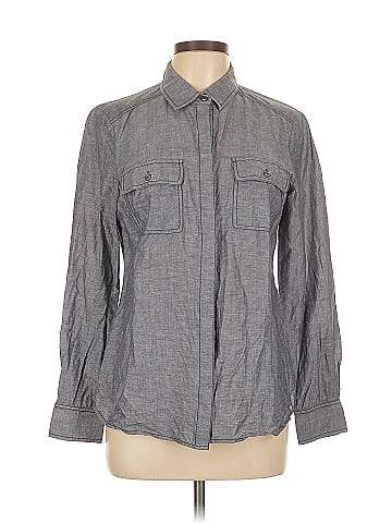 Ann Taylor Long Sleeve Button-Down Shirt (view 1)