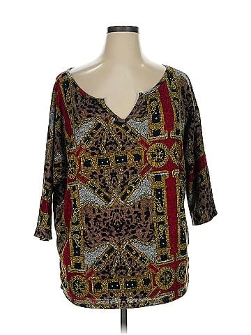 Olivia Blu 3/4 Sleeve Blouse (view 1)